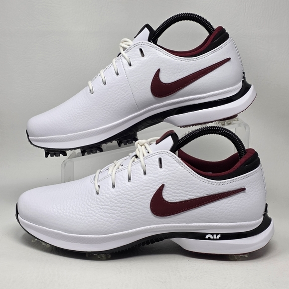 Nike Air Zoom Victory Tour 3 Men’s Size 7.5 Golf Shoes White Maroon DV6798-104 main image 9